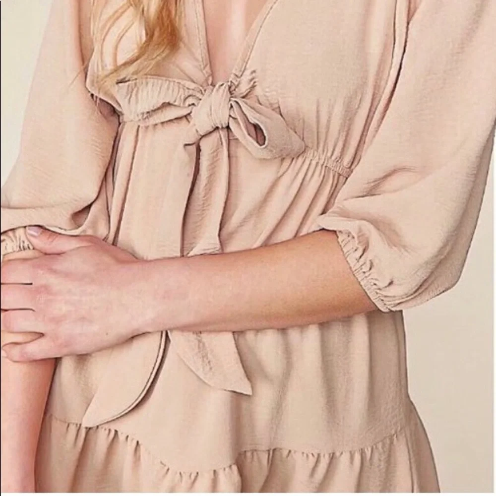 🎉. HOST PICK. 🎉 Ruffle boho flowing dress - Picture 4 of 4